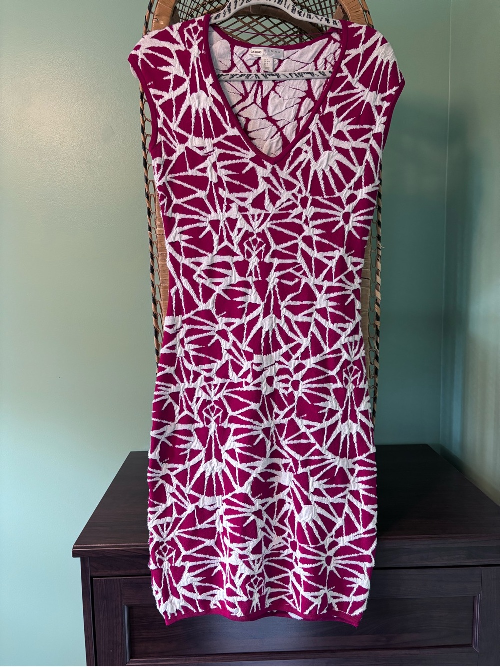 Mini Dress | Fitted Stretch Knit | Chic & Elevated | Size M